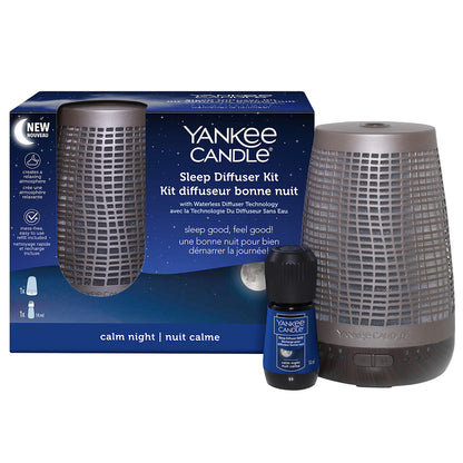Yankee Candles Bronze Sleep Diffuser + Calm Night Fragrance