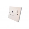 Jegs Flush Switched Socket 1-Gang