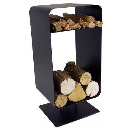 Manor Nordic Log Holder Black