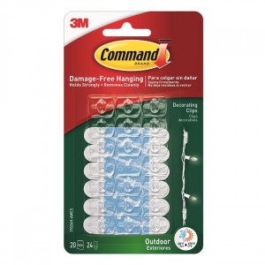 3M Command Outdoor Clips